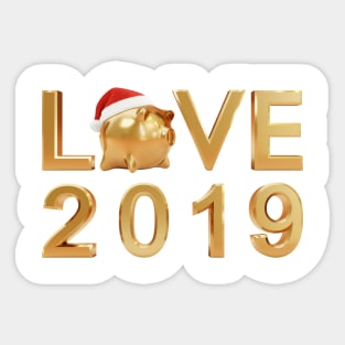 Golden Love 2019 Sticker